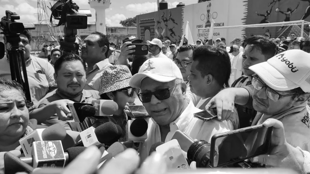 Francisco Javier Brito durante una entrevista en el Penal de Mérida